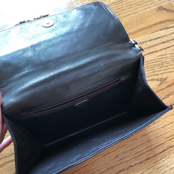 SISO Vintage Brown Quilted Leather Shoulder Bag - Picture 10 of 15